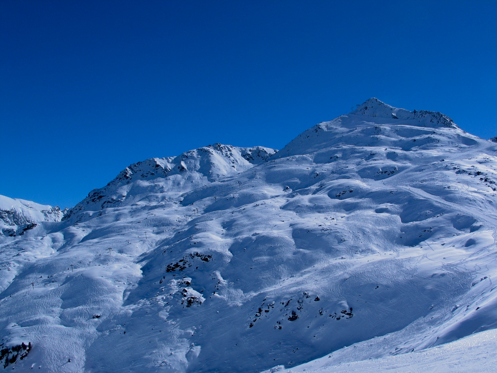 Méribel Mont Vallon 雪季高山坡