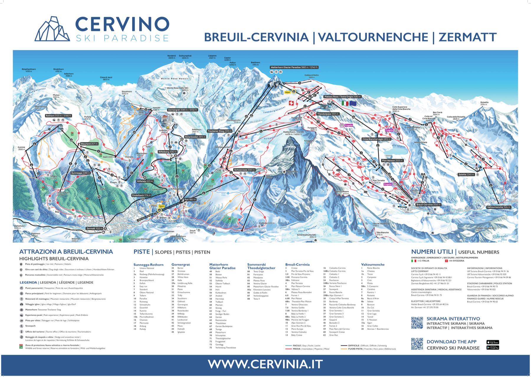 Cervinia 官方 skirama 预览